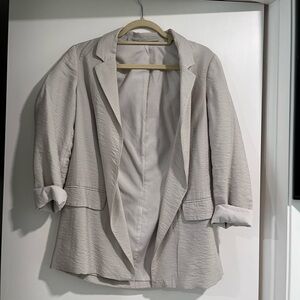 ALL SAINTS linen blend blazer